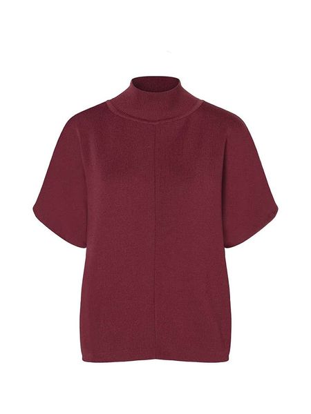 More & More Sweter w kolorze bordowym rozmiar: 38. Czerwone swetry More & More, bez wzorów, bez ramiączek. Za 168.95 zł.