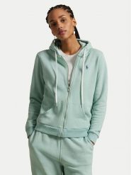 Polo Ralph Lauren Bluza 211935584016 Zielony Regular Fit. Zielone bluzy Polo Ralph Lauren, xxl, bez wzorów, z bawełny, bez kaptura. Za 539.99 zł.