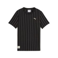 Młodzieżowa koszulka PUMA Class w paski PUMA Black. Czarna bluzki Puma, m, bez wzorów, młodzieżowe, bez kołnierzyka, bez ramiączek. Za 89.00 zł.