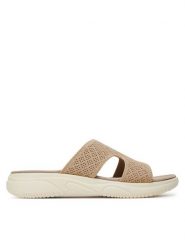 Clara Barson Klapki R25SS02834 Beżowy. Brązowe klapki Clara Barson, bez wzorów, z materiału, bez obcasa. Za 95.99 zł.