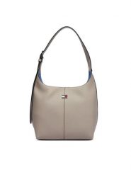 Tommy Jeans Torebka Tjw City Bucket AW0AW19062 Beżowy jasny. Brązowe torebki klasyczne Tommy Jeans, bez wzorów, z jeansu, bez dodatków. Za 489.99 zł.