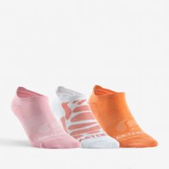 Skarpety sportowe tenis Artengo RS160 3 pary. Brązowe skarpety ARTENGO, bez wzorów, z bawełny. Za 29.99 zł.