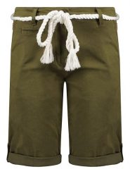 Geographical Norway Szorty "Paola" w kolorze khaki rozmiar: S. Brązowe szorty Geographical Norway, z aplikacjami, z tkaniny. Za 66.00 zł.
