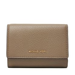 Duży Portfel Damski MICHAEL Michael Kors. Brązowe portfele MICHAEL Michael Kors, bez wzorów. Za 559.99 zł.
