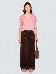 BIG STAR Koszulka w kolorze jasnoróżowym rozmiar: XL. Różowe bluzki Big Star, xl, bez wzorów, retro, bez kołnierzyka, bez ramiączek. Za 37.99 zł.