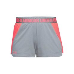 Szorty funkcyjne w kolorze szarym. Szare szorty Under Armour, bez wzorów. W wyprzedaży za 39.95 zł.