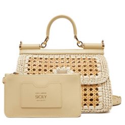 Torebka Dolce&Gabbana. Brązowe torebki klasyczne Dolce&Gabbana, bez wzorów, bez dodatków. Za 8,699.00 zł.