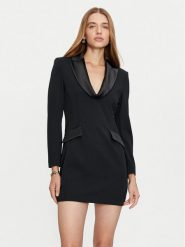 Imperial Sukienka koktajlowa AFAWIAW Czarny Slim Fit. Czarne sukienki Imperial, l, bez wzorów, z syntetyku, wizytowe, bez kołnierzyka, bez ramiączek. Za 369.99 zł.