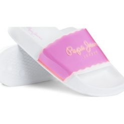 Klapki Pepe Jeans. Klapki Pepe Jeans, bez wzorów, z jeansu, bez obcasa. Za 59.00 zł.
