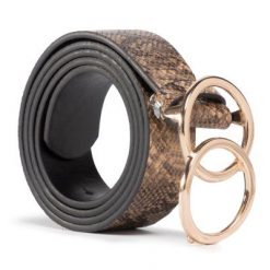 ACCCESSORIES 1W2-018-AW20 Brązowy. Brązowe paski ACCCESSORIES, bez wzorów, ze skóry ekologicznej. Za 29.99 zł.