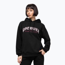 Bluza damska Pitbull Tatto Hooded. Czarne bluzy PITBULL, m, bez wzorów, z bawełny, bez kaptura. Za 229.99 zł.