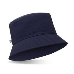 Przeciwdeszczowy kapelusz golfowy Siroko Even Navy. Niebieskie kapelusze SIROKO, bez wzorów. Za 148.00 zł.