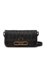 Emporio Armani Torebka EW001212 AF15873 UC001 Czarny. Czarne listonoszki Emporio Armani, bez wzorów, ze skóry, bez dodatków. Za 679.99 zł.