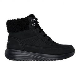 Buty do chodzenia damskie Skechers On-the-go Stellar. Czarne obuwie sportowe Skechers, z materiału, za kostkę, bez zapięcia, trekkingowe. Za 524.00 zł.