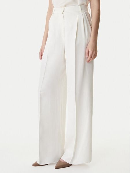 Marella Spodnie materiałowe Adito 2615131221 Écru Straight Fit. Spodnie materiałowe Marella, bez wzorów, z materiału. Za 589.99 zł.