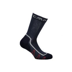 Skarpety trekkingowe CMP POLY MID. Szare skarpety CMP, bez wzorów, z elastanu. Za 99.99 zł.