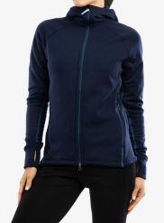 Bluza polarowa damska Houdini Power Houdi. Niebieskie bluzy Houdini, m, bez wzorów, z materiału, z kapturem. Za 703.99 zł.