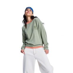 Dla Kobiety SURFING BY MOONLIGHT Zielony. Zielone koszulki sportowe Roxy, bez wzorów, z elastanu, bez ramiączek. Za 219.99 zł.