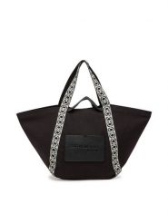 Coccinelle Torebka SXG C-Bounce Canvas E1 SXG 11 01 01 Czarny. Czarne shopper Coccinelle, bez wzorów, z materiału, bez dodatków. Za 399.99 zł.