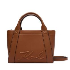 Torebka KARL LAGERFELD. Brązowe torebki klasyczne KARL LAGERFELD, bez wzorów, bez dodatków. Za 779.99 zł.