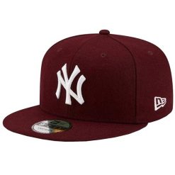 Damska czapka z daszkiem New Era New York Yankees MLB 9FIFTY Cap. Czerwone czapki New Era, bez wzorów, z bawełny, sportowe. Za 149.99 zł.