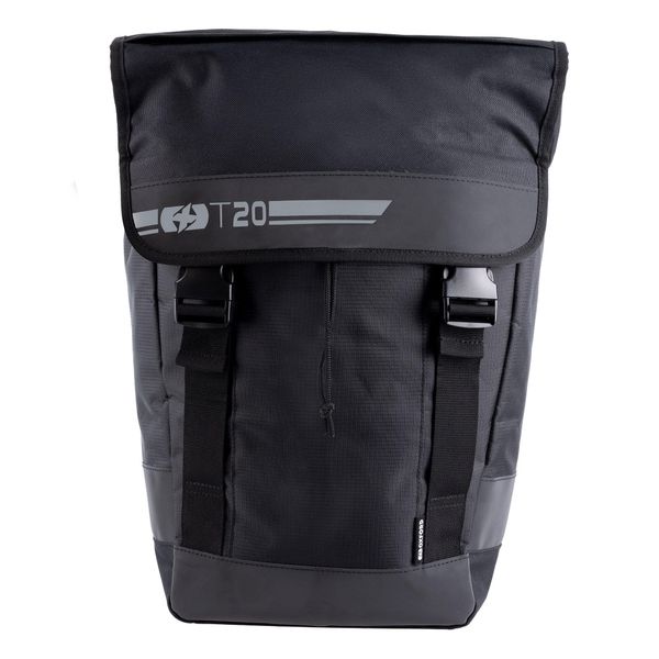 Torba na rower OXC T-serie. Czarne torby na ramię OXFORD, bez wzorów, z materiału, eleganckie, na ramię, bez dodatków. Za 255.50 zł.