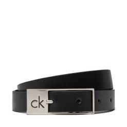 Pasek Calvin Klein. Czarne paski Calvin Klein, bez wzorów. Za 111.99 zł.