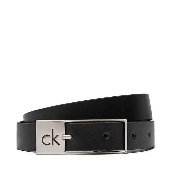 Pasek Calvin Klein. Czarne paski Calvin Klein, bez wzorów. Za 111.99 zł.