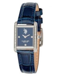 U.S. Polo Assn. Zegarek kwarcowy w kolorze srebrno-granatowym rozmiar: onesize. Niebieskie, analogowe zegarki U.S. Polo Assn., ze stali. Za 348.90 zł.