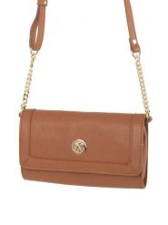 CXL by Christian Lacroix Skórzana torebka "Nora" w kolorze jasnobrązowym - 12 x 20,5 x 4 cm rozmiar: onesize. Brązowe torby na ramię CXL by Christian Lacroix, bez wzorów, z materiału, na ramię, bez dodatków. Za 260.99 zł.