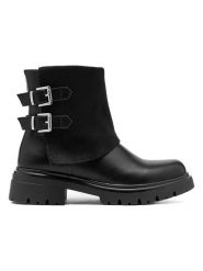 C'M Botki w kolorze czarnym rozmiar: 40. Czarne botki C'M, bez wzorów, bez obcasa, bez zapięcia. Za 152.99 zł.