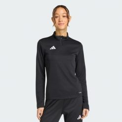 Koszulka treningowa Entrada26. Białe bluzki Adidas, bez wzorów, sportowe, bez kołnierzyka, bez ramiączek. Za 179.00 zł.