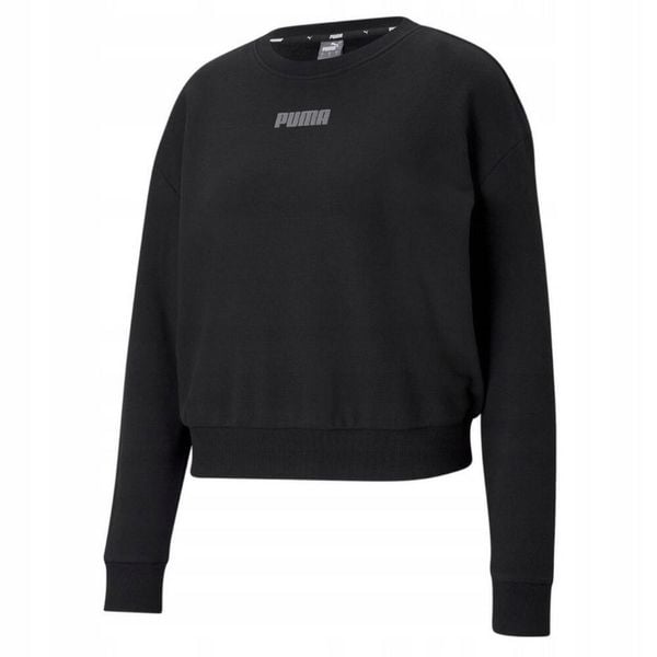Bluza sportowa damska Puma Modern Basics Crew TR. Czarne bluzy Puma, l, bez wzorów, z bawełny, z kapturem. Za 149.00 zł.