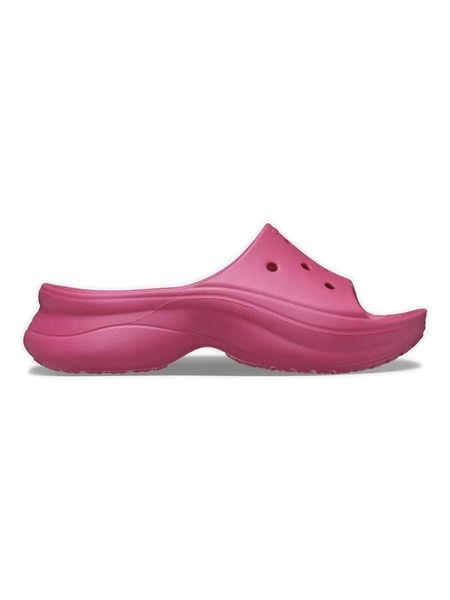 Crocs Klapki "Bae" w kolorze różowym rozmiar: 41/42. Różowe klapki Crocs, bez wzorów, z otwartym noskiem, bez obcasa. Za 149.95 zł.