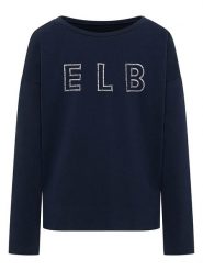 ELBSAND Bluza "Anouk" w kolorze granatowym rozmiar: L. Niebieskie bluzy ELBSAND, l, bez wzorów, bez kaptura. Za 162.49 zł.