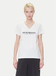 Emporio Armani Underwear T-Shirt EW000409 AF10881 U1131 Biały Regular Fit. Białe t-shirty Emporio Armani Underwear, m, bez wzorów, z bawełny, bez kołnierzyka, bez ramiączek. Za 169.99 zł.