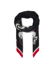 KARL LAGERFELD Szal B1W33106 Czarny. Czarne rękawiczki KARL LAGERFELD, bez wzorów. Za 429.99 zł.