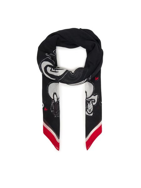 KARL LAGERFELD Szal B1W33106 Czarny. Czarne rękawiczki KARL LAGERFELD, bez wzorów. Za 429.99 zł.