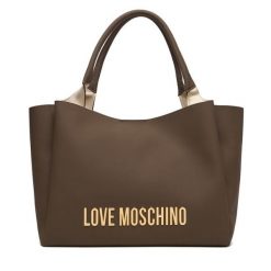 Torebka LOVE MOSCHINO. Brązowe shopper Love Moschino, bez wzorów, bez dodatków. Za 1,049.00 zł.