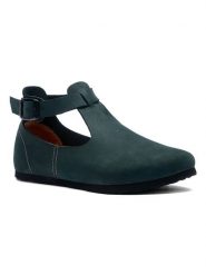 Comfortfusse Skórzane baleriny w kolorze granatowym rozmiar: 41. Niebieskie baleriny Comfortfüße, bez wzorów, z nubiku, bez obcasa. Za 184.89 zł.