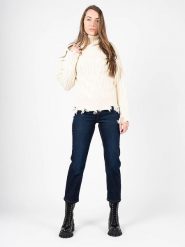 Silvian Heach Sweter | CVA22097LU | Kobieta | Kremowy. Białe swetry Silvian Heach, xxs, bez wzorów, z dzianiny, bez ramiączek. W wyprzedaży za 279.00 zł.