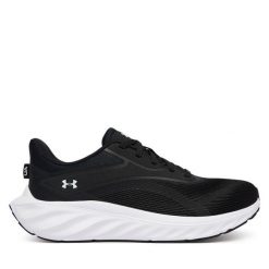 Buty do biegania Under Armour. Czarne obuwie sportowe Under Armour, bez zapięcia, do biegania. Za 299.99 zł.