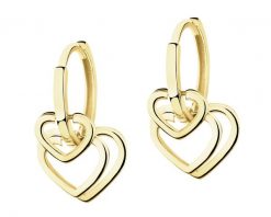 Złote kolczyki - serca. Żółte kolczyki Apart, złote. Za 2,929.00 zł.