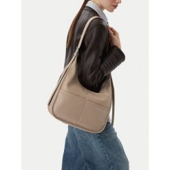 Torebka Lasocki. Brązowe torebki klasyczne Lasocki, bez wzorów, bez dodatków. Za 189.99 zł.