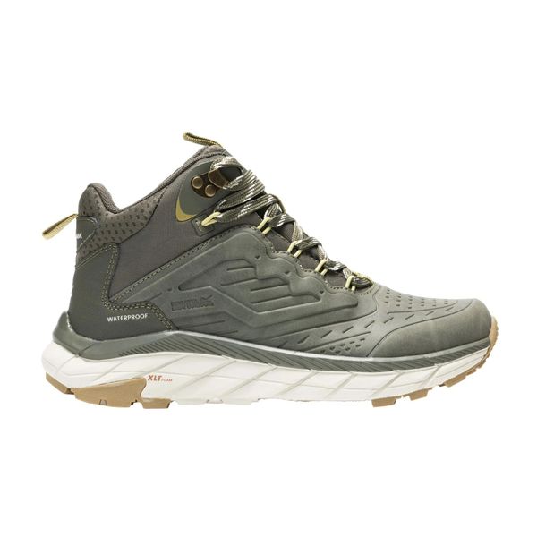 Damskie buty trekkingowe Derino Mid. Brązowe trekkingi Regatta, z materiału, przed kolano, trekkingowe. Za 549.99 zł.