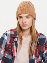 Roxy Czapka Snow Cake ERJHA04310 Brązowy. Brązowe czapki Roxy, bez wzorów, z materiału. Za 129.99 zł.