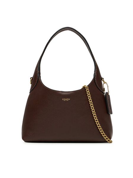 Coach Torebka Brooklyn CW614 Brązowy. Brązowe torebki klasyczne Coach, bez wzorów, ze skóry, bez dodatków. Za 969.99 zł.