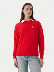 Tommy Hilfiger Bluza Logo Embroidery WW0WW48724 Pomarańczowy Relaxed Fit. Brązowe bluzy TOMMY HILFIGER, xs, bez wzorów, z bawełny, bez kaptura. Za 399.99 zł.