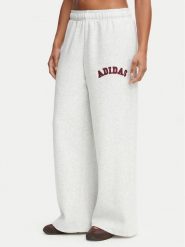 Adidas Spodnie dresowe Adidas Damskie 3-Stripes KU0333 Szary Loose Fit. Szare spodnie dresowe Adidas, xs, bez wzorów, z dresówki. Za 238.99 zł.