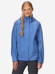 Marmot Kurtka funkcyjna "PreCip Eco" w kolorze niebieskim rozmiar: L. Niebieskie kurtki sportowe Marmot, l, bez wzorów, z materiału, bez kaptura, outdoorowe. Za 285.49 zł.